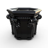 Gardenstone Tuscan Hexagonal Planters Gardenstone Black